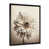 Impression noire sur toile encadrée sélectionné