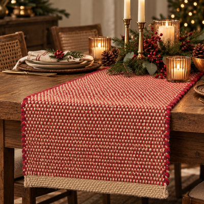 Chemin de table en coton Jute