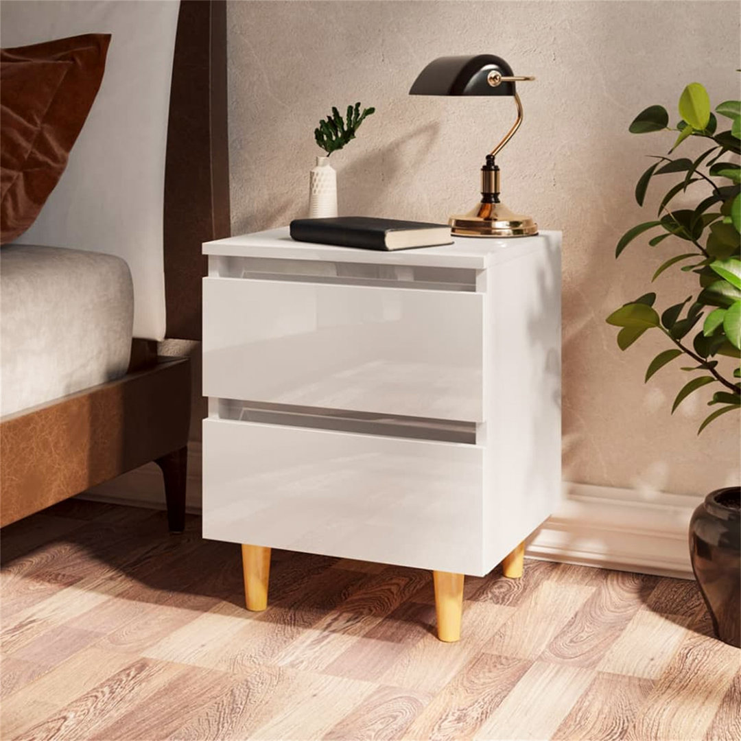 2 Drawer Bedside Table