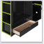 Wood Loft Bed With Desk,Wardrobe,Ample Storage Space,And RGB Light-1772189607