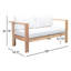 Ando Loveseat with Cushions-1439697530