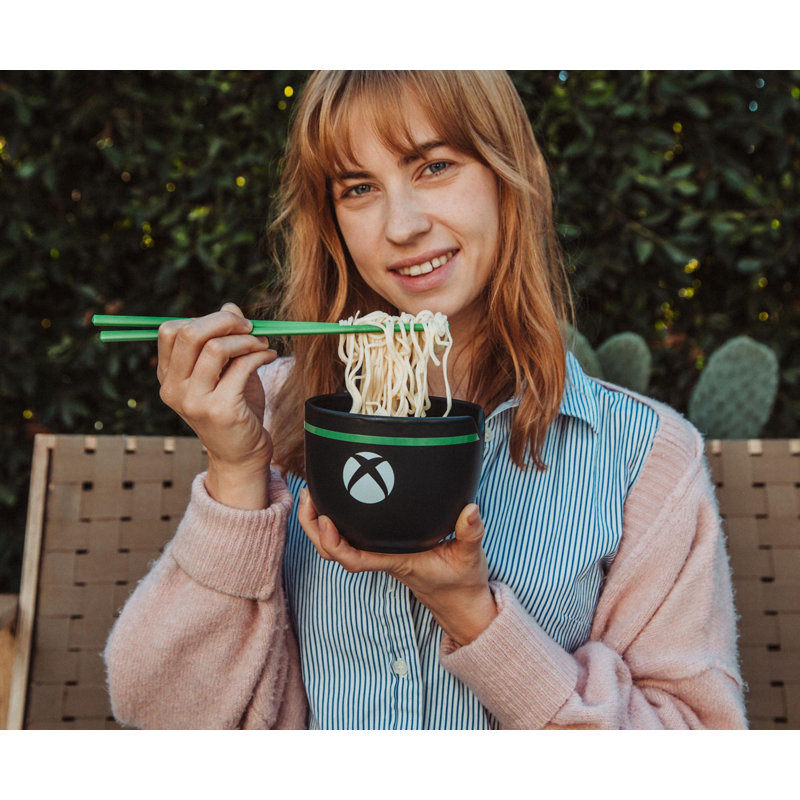 Xbox Series X Logo 20-ounce Ramen Bowl And Chopstick Set