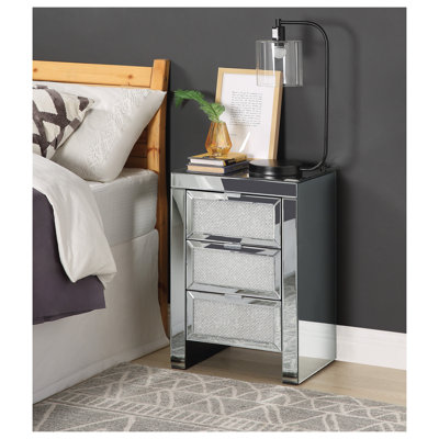 Table d'appoint en miroir Noralie