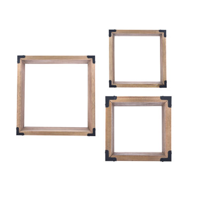 Steger 3 Piece Square Cube Shelf