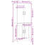 Mickinzie 4 Door Manufactured Wood Wardrobe-718119378
