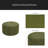 Upholstered Round Ottoman-114210821
