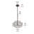 Kieron 3 - Light Unique/Statement Pendant-720383093-720383090
