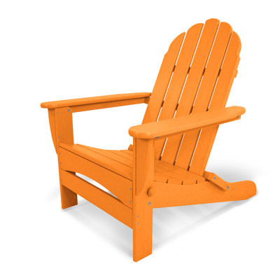 POLYWOOD Classic Adirondack Oversized Folding Adirondack Chair