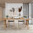 Nordic modern solid wood rectangular dining table-1585426182
