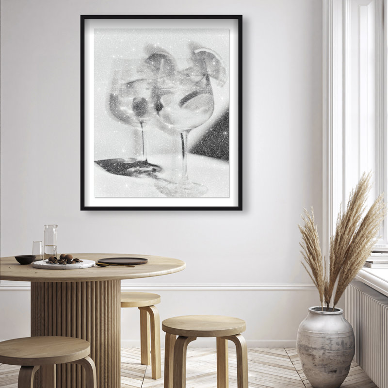 Phantom Pour Framed Graphic Art, 37.5"H x 46.5"W, Black Shadowbox