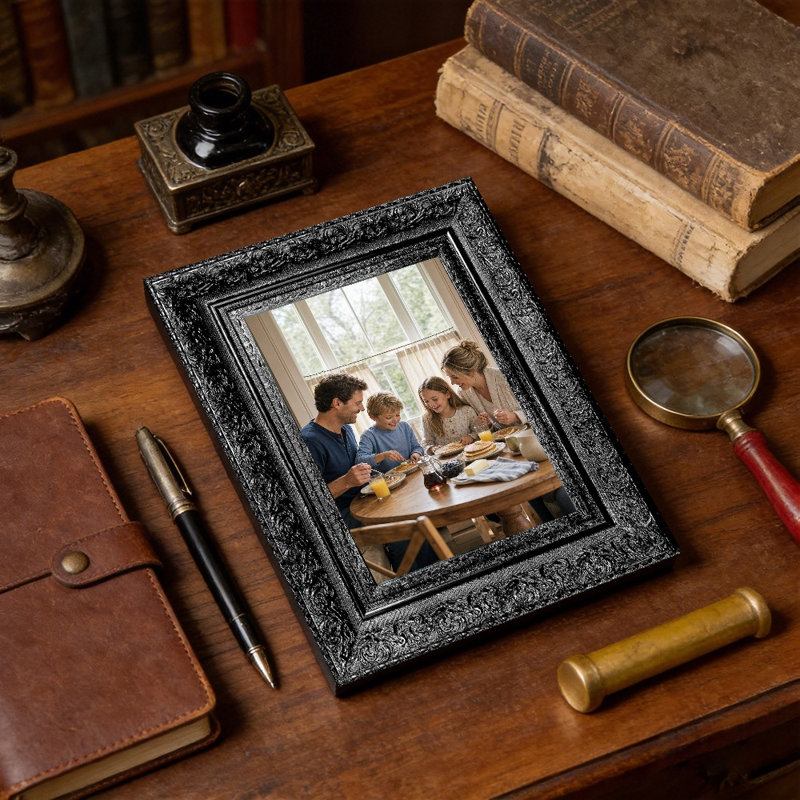 Cadre photo noir chaud 3 pièces 5 "x 7" avec cadre PS noir, Black, 3, 5" W x 7" H