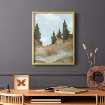 Reproduction d'art encadrée West Trail