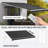 16' X 10' Electric Awning, Retractable Awning, UV Protection Sun Shade Shelter With Remote Controller And Manual Crank Handle For Deck, Balcony, Yard, Black-125181315-125181321