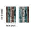 Kbndieu 2D Printed Kitchen Curtain Short Panels Washable Decorative Window Curtains for Kitchen
