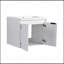Meuble-lavabo mural 36 po à deux armoires avec lavabo mural blanc brillant