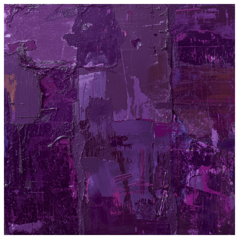 Housses de couette à motif abstrait mauve, Grand lit