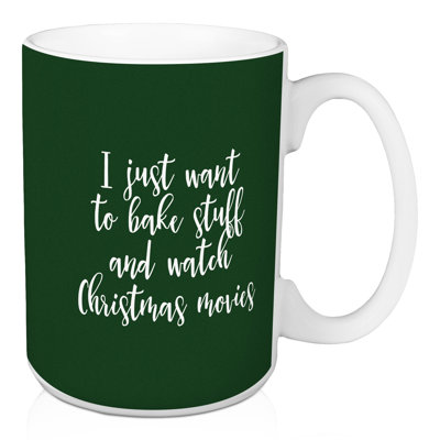 Tasse à café, je veux simplement cuire des films et regarder des films de noël Gunther