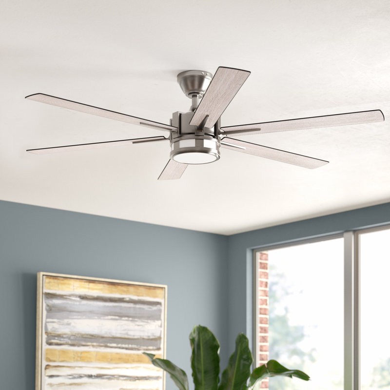 Kaliza 56" Ceiling Fan with LED Light, Gun Metal