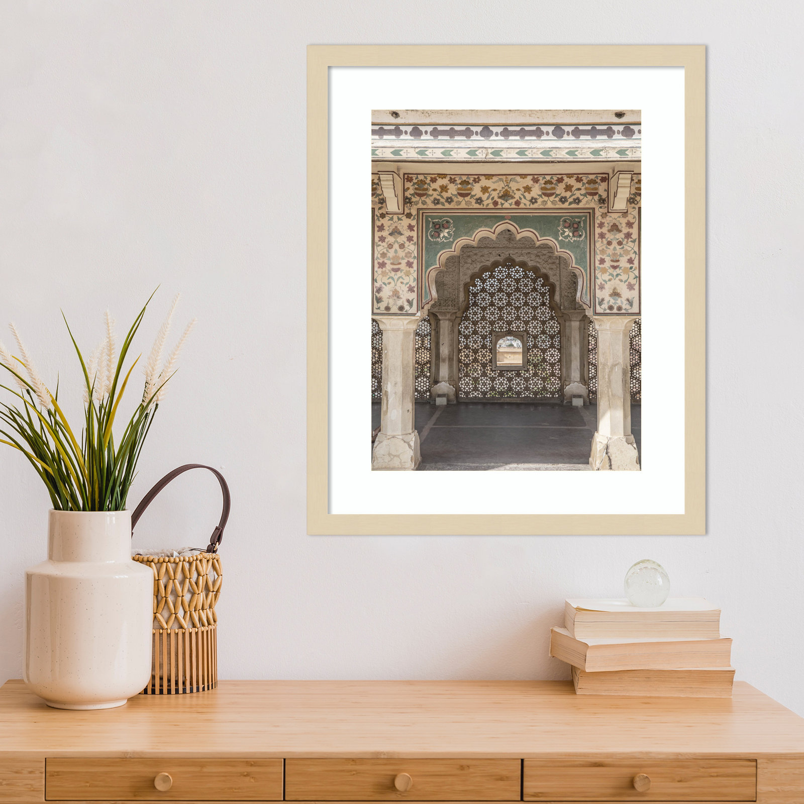 Daisey "Desert Palace" Print, Brown, 21" H x 17" W