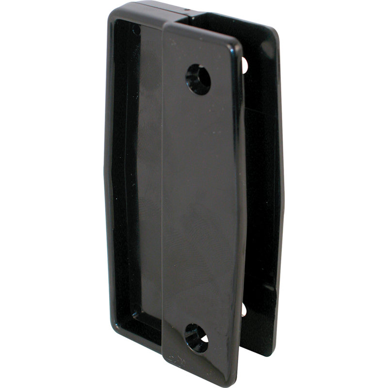 Poignée de porte moustiquaire en plastique noire (paquet de 2)
