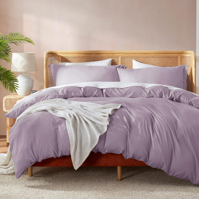 Ensemble de housse de couette en microfibre 