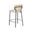 Vinehill Upholstered Counter Stool with Metal Frame