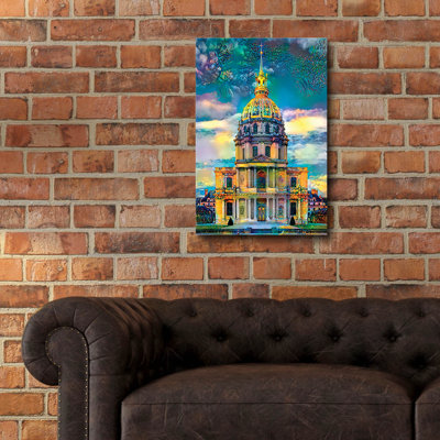 'France Paris Cathedrale Saint-louis Des Invalides' by Pedro Gavidia 16" x 24"