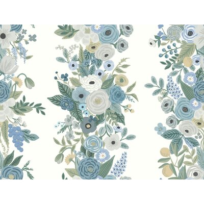 Rifle Paper Co. Garden Party 27"" L x 27"" W Smooth Wallpaper Rol -  RP7314