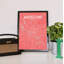 Moscow City Map - No Frame Print-1893909142