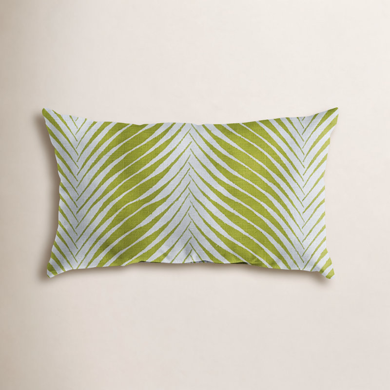 Coussin intérieur / extérieur Annika Sunbrella®, 12 po x 24 po, Vert