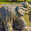 Statue de jardin Meridth Eleohant