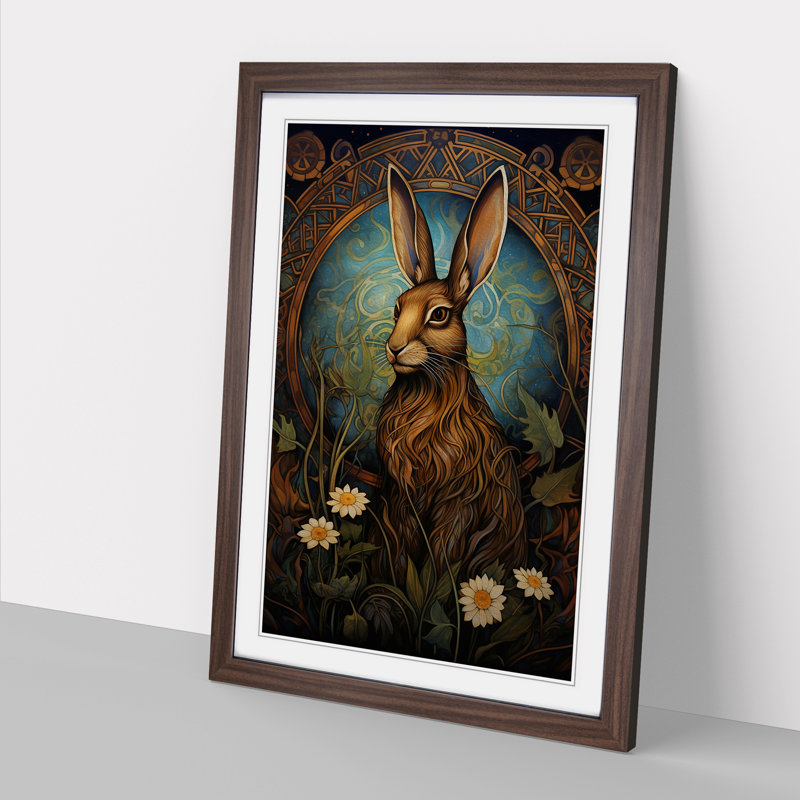 Hare Nouveau - Framed Print