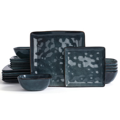 18 Piece Stoneware Dinnerware Set - Service for 6