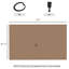 Ensemble de parois latérales pour abri de jardin universel 10 pi x 10 pi Outsunny-1660543104