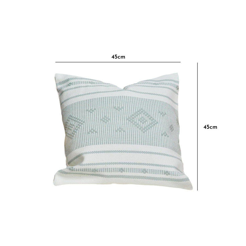Goodwin Abstract Square Euro Cushion Cover, Green