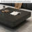 Light luxury square stone slab coffee table