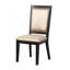 Ensemble de chaises de salle à manger 2 pièces Contemporary Espresso