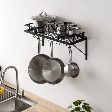 Cabinet Pot Rack Prep & Savour Finish: White