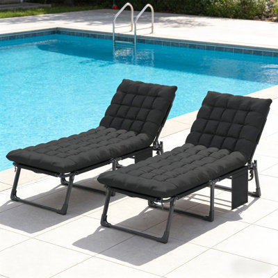 Garden Tanning Chair Set Of 2