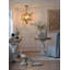 Lustre tambour en bois 3 lumières de haute qualité, ampoule suspendue non incluse