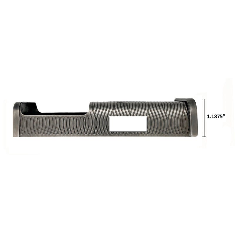 Housse pour sonnette vidéo Waves, Étain antique