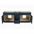 Disar 87" Double Bathroom Vanity Base Only-119695886