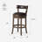 Maven Lane Alexander Stool with Faux Leather Upholstery-92565395-92565397