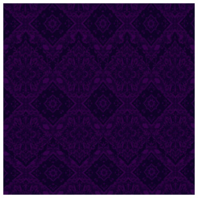 Purple Damask Pattern Blankets