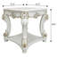 Table de bout avec tablette inférieure Pearl