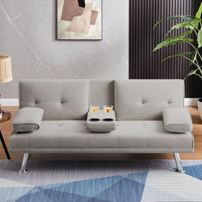 Weissport 65 Upholstered Futon by Ebern Designs