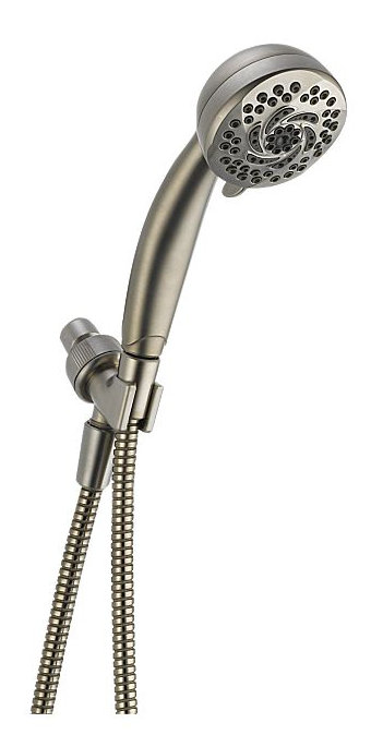 Universal Showering Components Full/Standard Handheld Shower Head, Brilliance Stainless