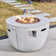 Pauland Round Concrete Propane Smokeless Fire Pit Table with Hidden Fuel Tank