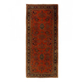 Oriental Area Rug in Rust