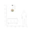 Palbra 1 - Light Natural Shaded Pendant